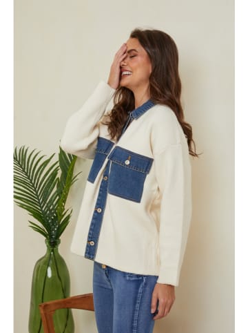 So Cachemire Hemdjacke "Ajka" in Creme