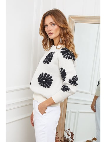 Joséfine Trui "Banshee" wit/zwart