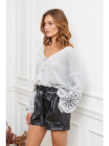 Joséfine Kardigan "Beegees" w kolorze jasnoszarym