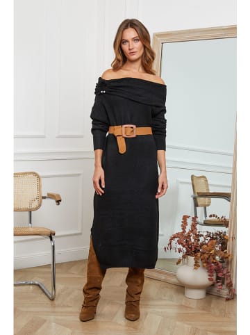 Joséfine Strickkleid "Davy" in Schwarz