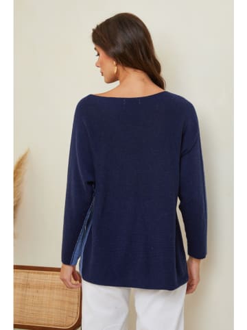 Joséfine Sweter "Dorog" w kolorze niebiesko-granatowym