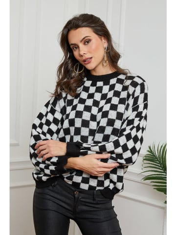 Joséfine Trui "Ilma" zwart/wit