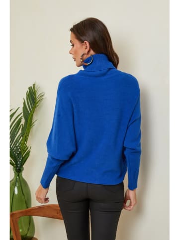 Joséfine Sweter "Karcag" w kolorze niebieskim