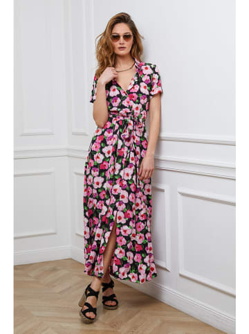 Joséfine Jurk "Kendra" zwart/lichtroze