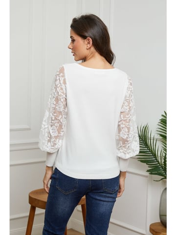 Joséfine Trui "Mench" wit