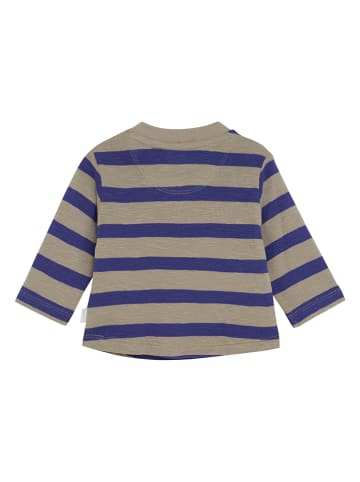 Noppies Longsleeve in Beige/ Blau