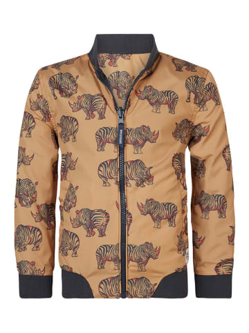 Noppies Wende-Übergangsjacke "Raven" in Schwarz/ Hellbraun