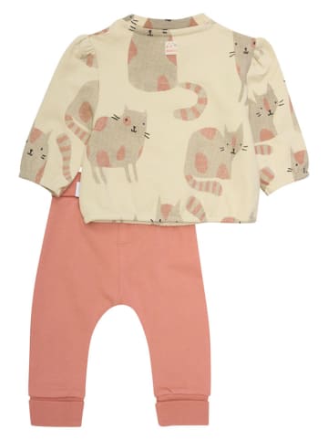 Noppies 2-delige outfit "Tortolita" beige/roze