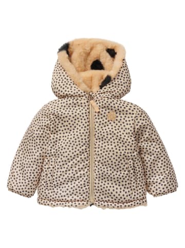 Noppies Dwustronna kurtka pikowana "Metairie" w kolorze beżowym