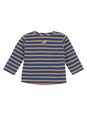 Noppies Longsleeve "Spicer" in Blau/ Hellbraun