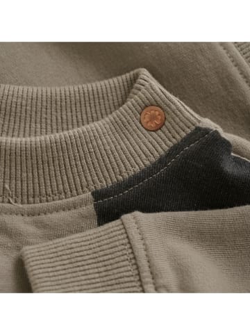 Noppies Bluza "Snowflake" w kolorze jasnobrązowo-szarym