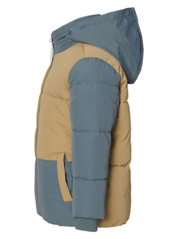 Noppies Doorgestikte jas "Laiwu" kaki/blauw