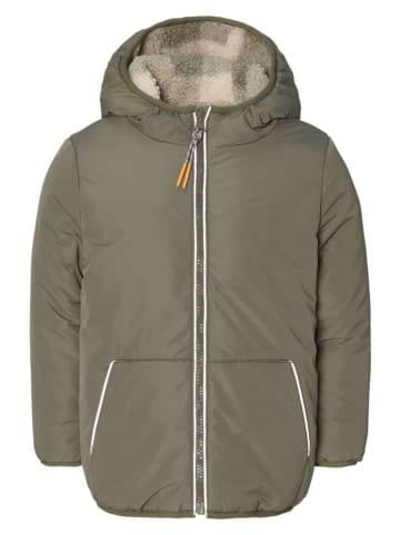 Noppies Dwustronna kurtka polarowa "Loja" w kolorze khaki