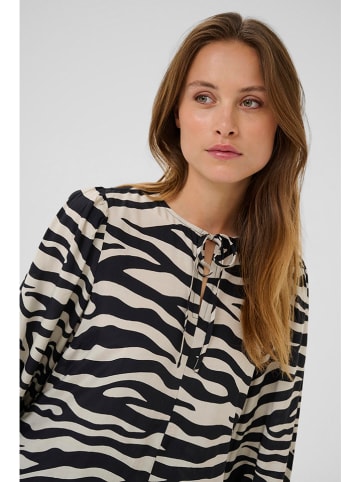 Kaffe Jurk crème/zwart