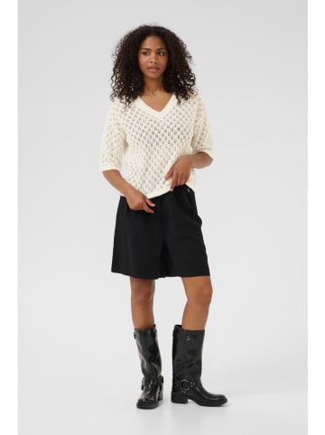 Kaffe Sweter w kolorze kremowym