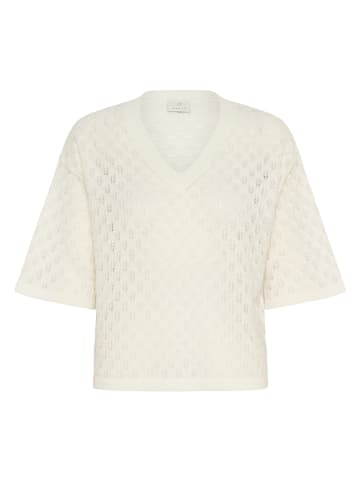 Kaffe Sweter w kolorze kremowym
