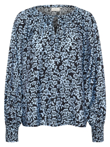 Kaffe Bluzka w kolorze czarno-błękitnym