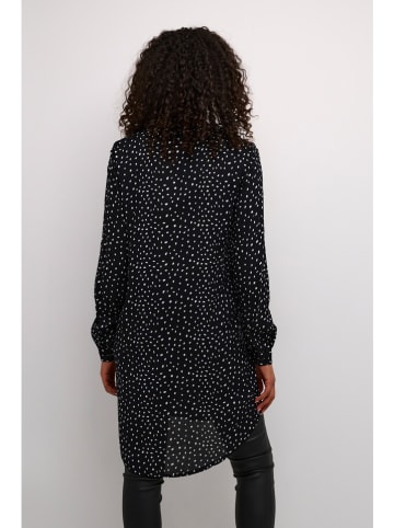 Kaffe Kleid in Schwarz/ Weiß