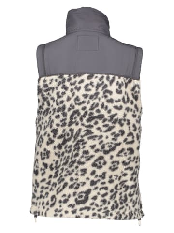 Sublevel Teddyweste in Anthrazit/ Creme