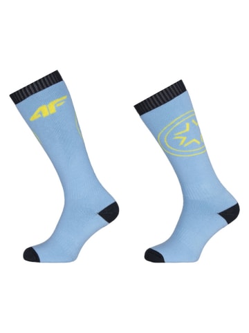 4F Socken in Hellblau