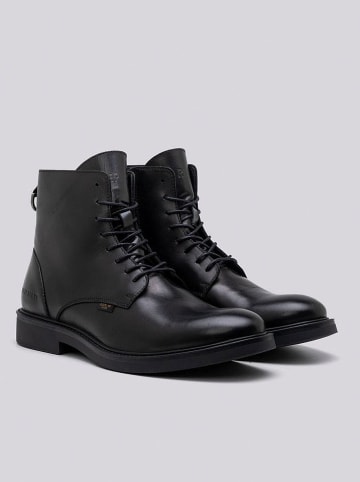 Replay Leren boots zwart