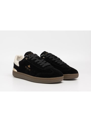 Replay Leder-Sneakers in Schwarz