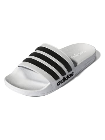adidas Klapki "Adilette Shower" w kolorze biało-czarnym