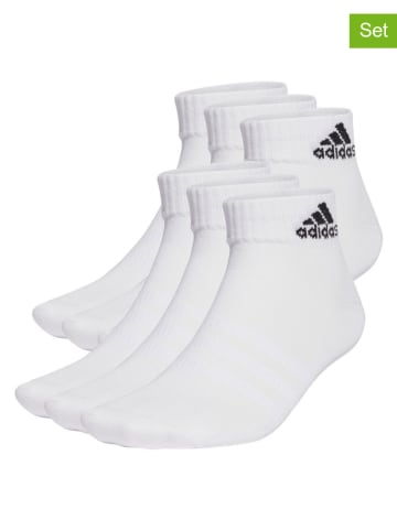 adidas Skarpety sportowe (6 par) w kolorze białym