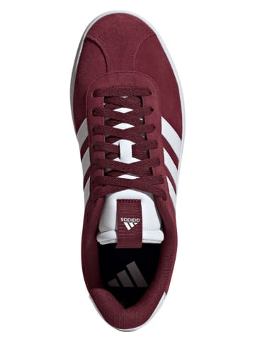 adidas Leder-Sneakers "Court 3.0" in Rot