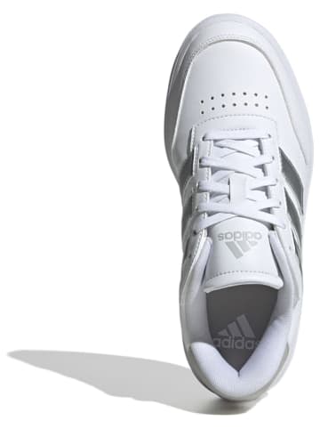 adidas Sneakers "Courtblock" wit/zilverkleurig