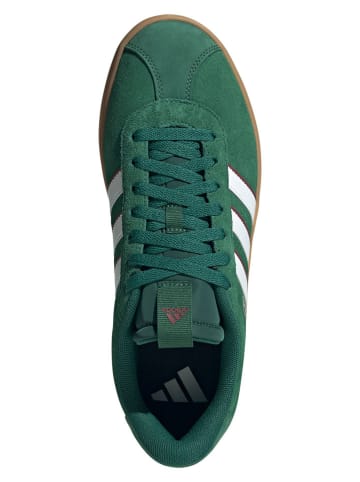 adidas Leder-Sneakers "Court 3.0" in Grün