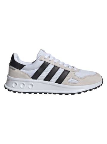 adidas Leren hardloopschoenen "Run 84" wit/zwart/beige