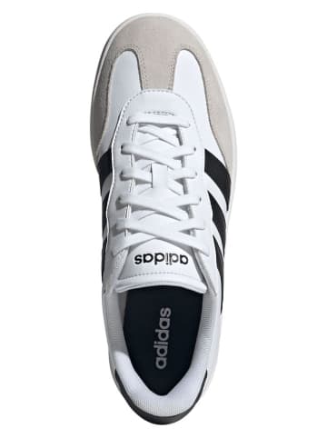 adidas Skórzane sneakersy "Barreda" w kolorze biało-beżowo-czarnym