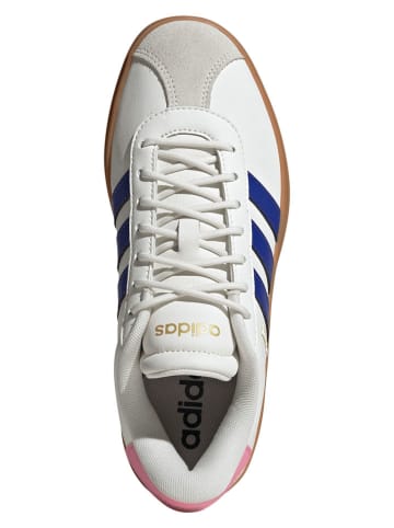 adidas Leder-Sneakers "Court Bold" in Weiß/ Rosa/ Blau
