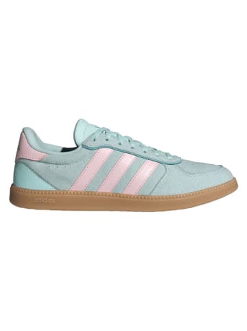 adidas Leder-Sneakers "Breaknet" in Türkis/ Rosa