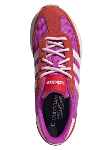 adidas Leder-Laufschuhe "RUN 70s" in Lila/ Rot