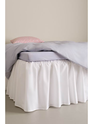 Jotex Prześcieradło "Zack" w kolorze białym na gumce