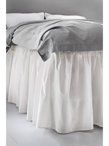 Jotex Prześcieradło "Zack" w kolorze białym na gumce