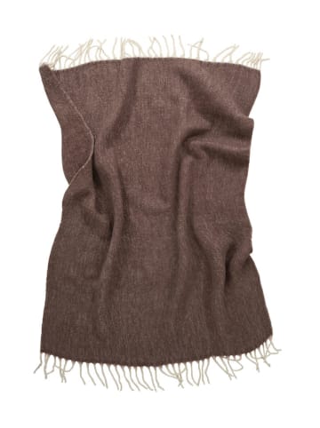 Jotex Wollen bedsprei "Wolfgang" bruin