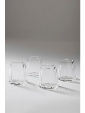 Jotex 4-delige set: glazen "Nina" transparant - 260 ml