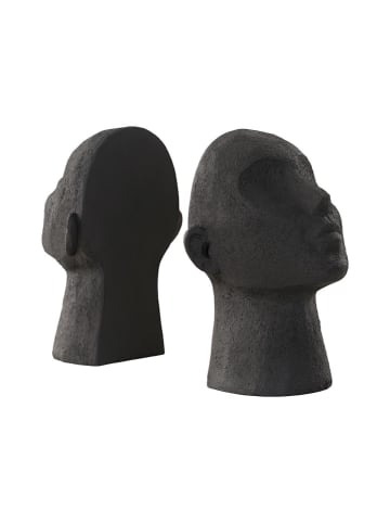 Jotex 2-delige set: boekensteunen "Stargazing'' zwart - (B)20 x (H)22,5 x (D)15 cm