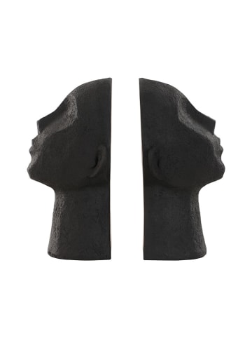 Jotex 2er-Set: Buchstützen ''Stargazing'' in Schwarz- (B)20 x (H)22,5 x (T)15 cm