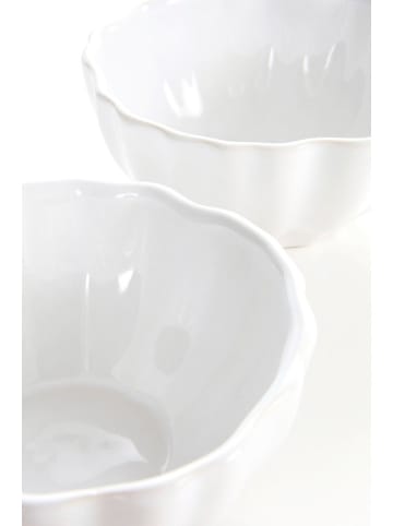 Jotex 2-delige set: kommen "Bonnie" wit - (H)6 x Ø 13 cm
