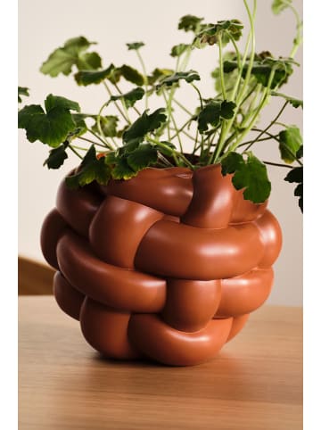 Jotex Bloempot "Knot" terracotta - (H)20 x Ø 24,5 cm