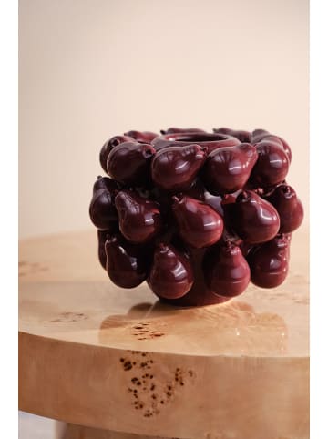 Jotex Vaas "Pear" bordeaux - (H)22 x Ø 28 cm