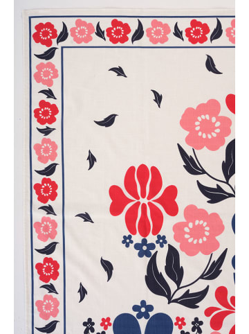 Jotex Tischdecke ''Selja'' in Weiß/ Rosa/ Dunkelblau
