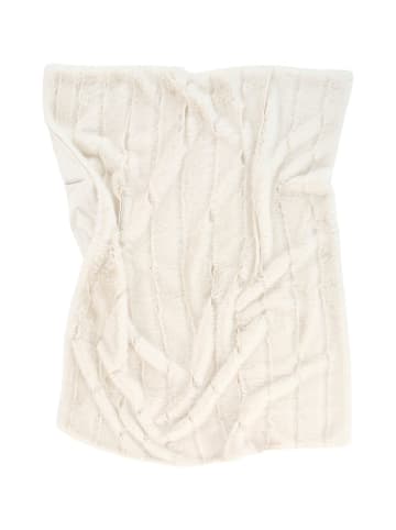 Jotex Plaid "Björn" wit