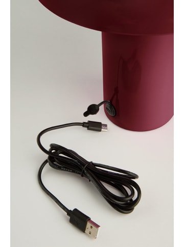 Jotex LED-Tischleuchte ''Ragge'' in Rot - (H)24 x Ø 20 cm