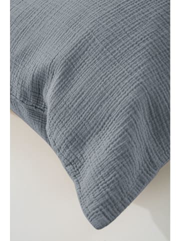 Jotex Poszewka "Amilia" w kolorze niebiesko-szarym na poduszkę