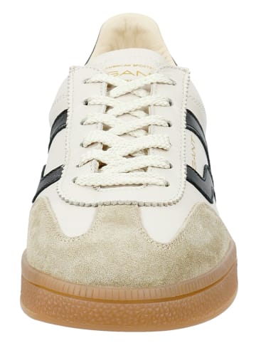 GANT Footwear Skórzane sneakersy "Cuzima" w kolorze kremowym